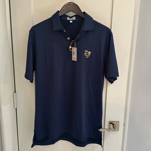 Peter Millar navy Georgia Tech Polo with Buzz